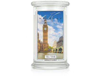 Kringle Candle Tea Time vonná sviečka veľká 2-knôtová (624 g)