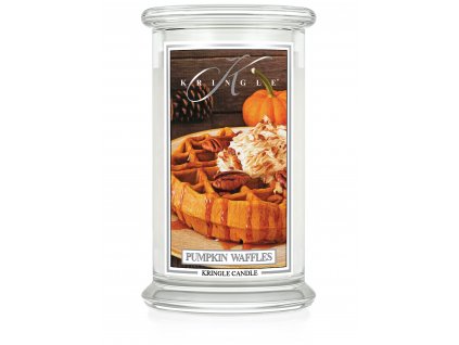 Kringle Candle Pumpkin Waffles vonná sviečka veľká 2-knôtová (624 g)