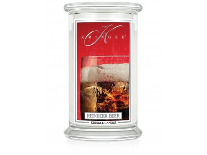 Kringle Candle Reindeer Beer vonná sviečka veľká 2-knôtová (624 g)