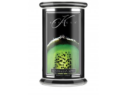 Kringle Candle Reserve Australian Kiwi vonná sviečka veľká 2-knôtová (624 g)