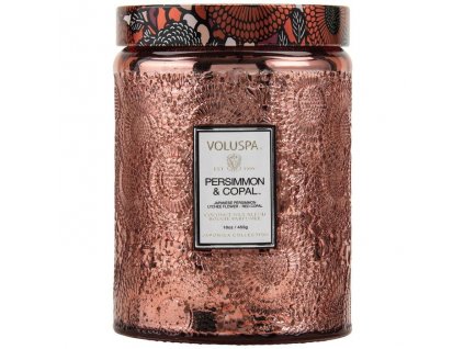 Voluspa Japonica Persimmon & Copal Large Jar vonná sviečka (16oz / 453g)