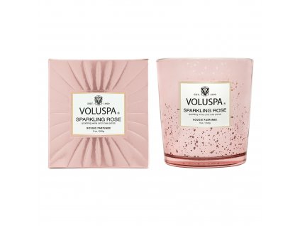 Voluspa Vermeil Sparkling Rose 9 oz Classic boxed vonná sviečka 255g