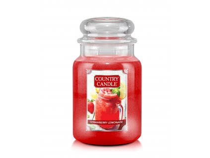 Country Candle Strawberry Lemonade vonná sviečka veľká 2-knôtová (737 g)