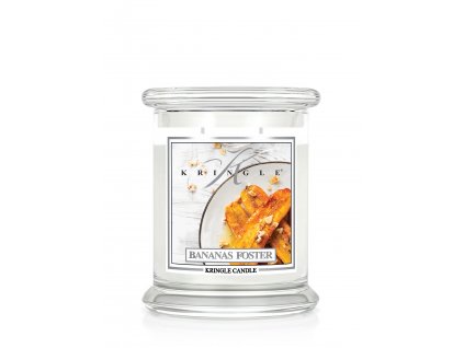 Kringle Candle Banana's Foster vonná sviečka stredná 2-knôtová (411g)