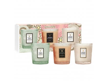 Voluspa Japonica Home Refresh Trio Gift Set - darčekový set sviečok 3x156g