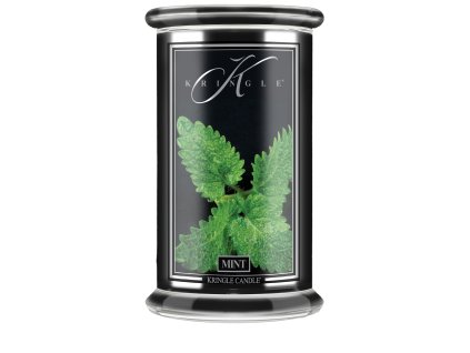 Kringle Candle Reserve Mint vonná sviečka veľká 2-knôtová (624 g)