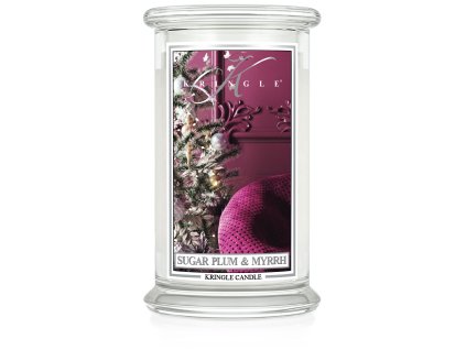 44873 kringle candle sugar plum myrrh vonna sviecka velka 2 knotova 624 g
