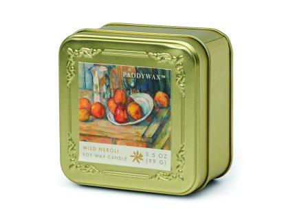Paddywax Impressionist Cezanne "Still Life with Milk Jug & Fruit" vonná sviečka v plechovičke 99g