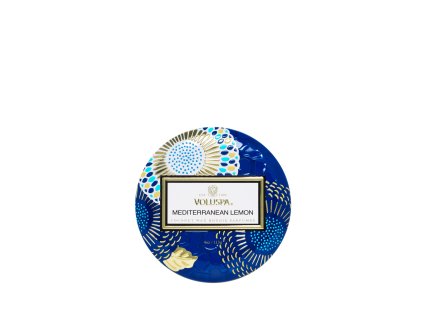 Voluspa Japonica Mediterranean Lemon Mini Tin vonná sviečka 113g
