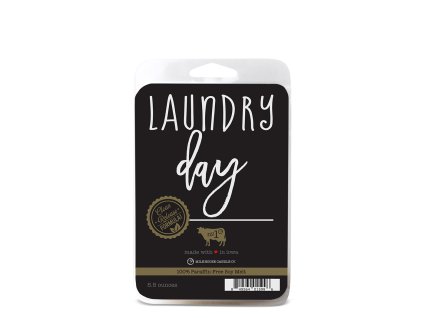 Laundry Day 5.5oz Wax Melt White BKG