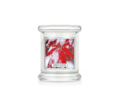 Kringle Candle First Snow vonná sviečka mini 1-knôtová (127 g)