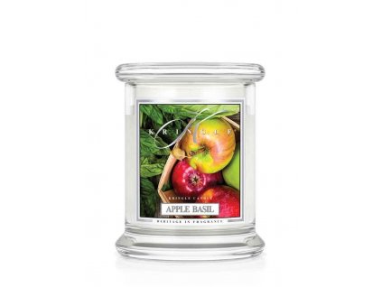Kringle Candle Apple Basil vonná sviečka malá 1-knôtová (240 g)