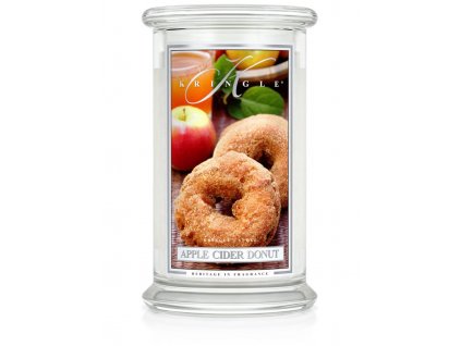 Kringle Candle Apple Cider Donut vonná sviečka veľká 2-knôtová (624 g)