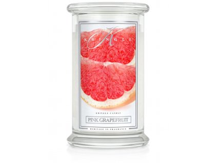 Kringle Candle Pink Grapefruit vonná sviečka veľká 2-knôtová (624 g)
