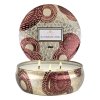 Voluspa Japonica Gilt Pomander Hinoki 3 Wick Tin vonná sviečka 340g