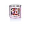 KC 852 berry blossom purple spangled jar silver lid copy