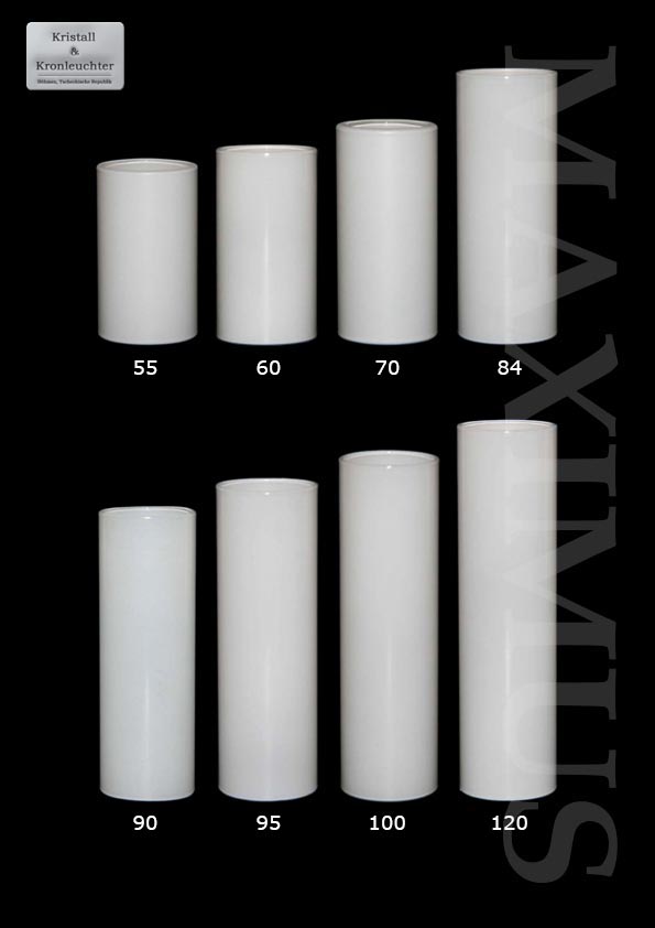 E14 Fassungshülsen weiß aus Milchglas