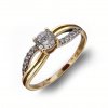 Zlatý prsten se zirkony 2000304650008
