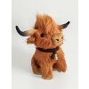Plyšová kravička s koženým obojkem Kristy M Ranch