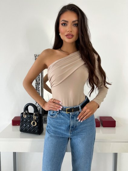 Béžové elegantní body LARIN