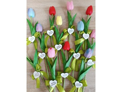 DEKOR TULIPÁN 17 SZÍNBEN TÁBLÁCSKÁVAL