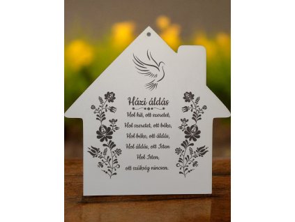 HÁZI ÁLDÁS TÁBLA HAZIKÓS
