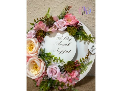 ANYÁK NAPI DÍSZÍTETT FA KÖR