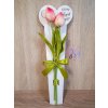 DEKOR TULIPÁN 12 SZÍNBEN  ANYÁK NAPI FA ÁTADÓVAL