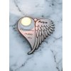 ANGYALSZÁRNY EMLÉKEZŐS SZÍVECSKE