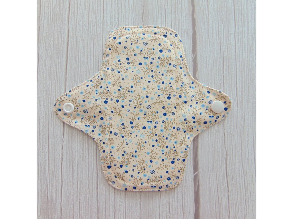 Dana mosható betét mini / kék apró virág