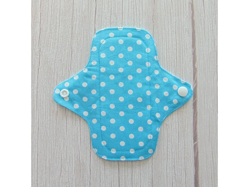 Dana mosható betét mini / türkiz pöttyös