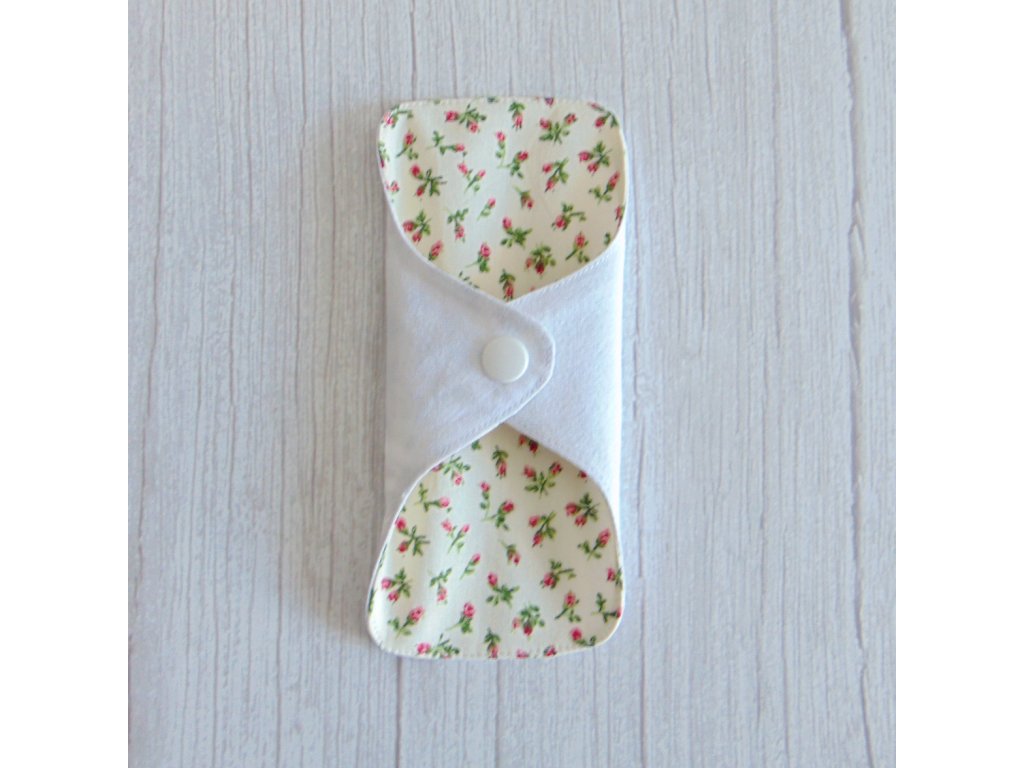 Dana mosható tisztasági betét 16 cm / apró rózsaszín rózsák