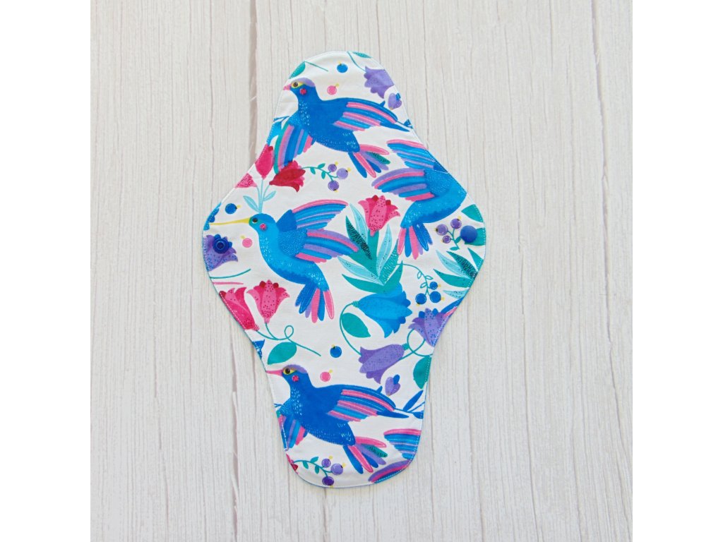 Lara mosható betét 31 cm - kék kolibri