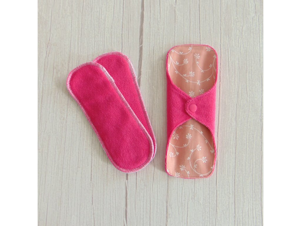 Dana Plus mosható betét 20,5 cm / barackos rózsaszín - fehér indák