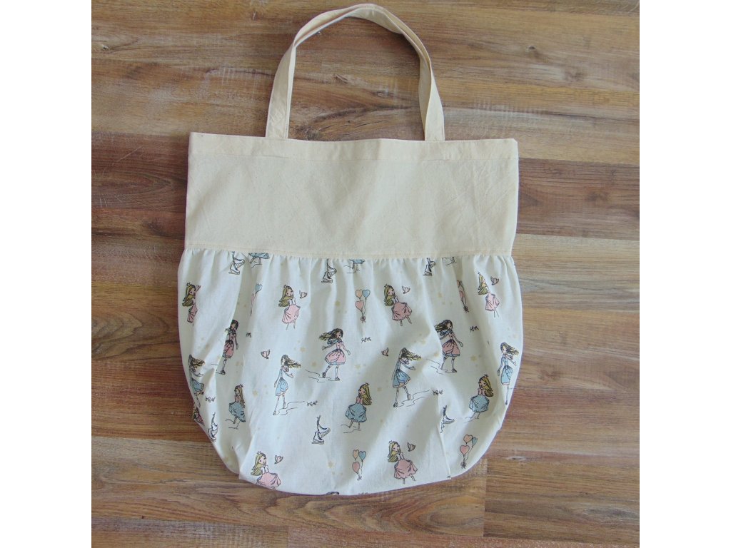 Nagy bevásárló szatyor / korcsolyázó királylány