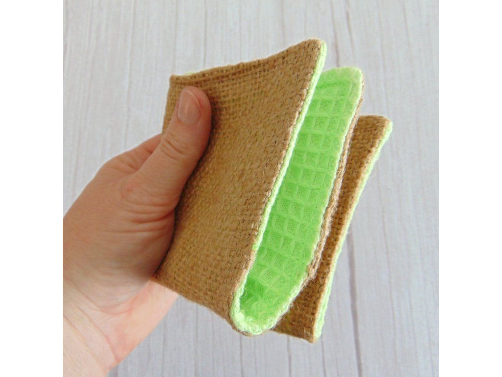 Mosogató kendő - zöld