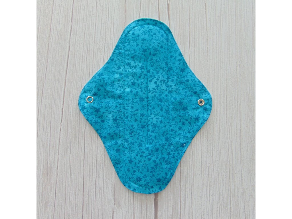 Lara mosható betét 23 cm - türkizkék indák