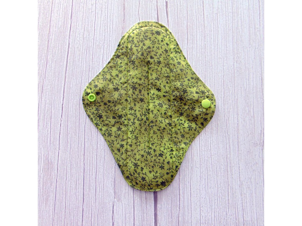 Lara mosható betét 23 cm - zöld indák