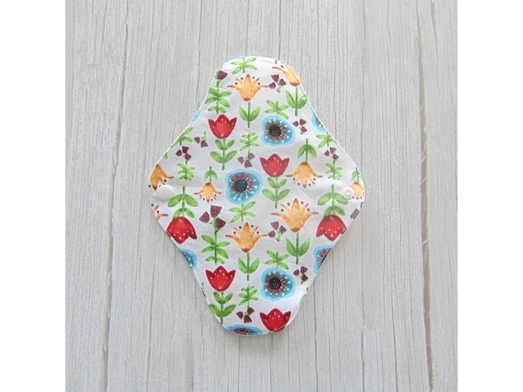 Lara mosható betét 23 cm - színes virágok