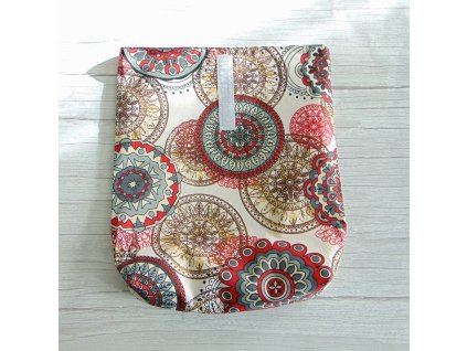 Uzsonnás tasak / Piros mandala