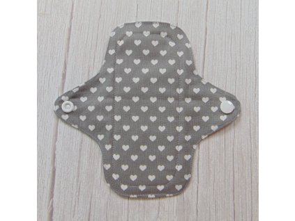 Dana mosható betét mini / fehér szívecske