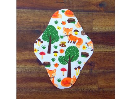 Mosható betét vékony 24 cm - róka mintás