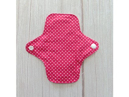 Dana mosható betét mini / sötét rózsaszín pöttyös