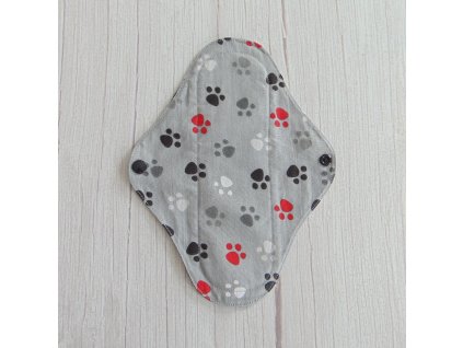 Lara mosható betét 24 cm - pamut / tappancs mintás