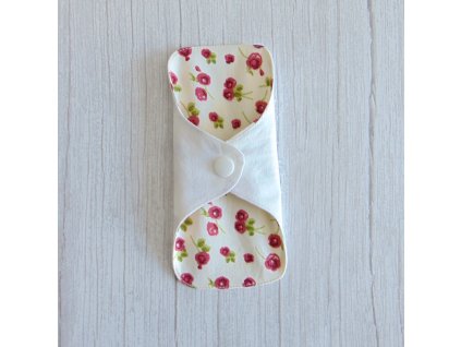 Dana mosható tisztasági betét 16 cm / ekrü - rózsák