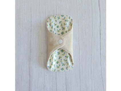 Dana mosható tisztasági betét 16 cm - polár / apró kék rózsák