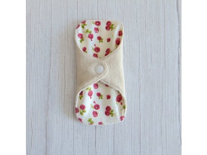 Dana mosható tisztasági betét 16 cm - polár / ekrü - rózsák