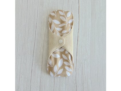 Dana NORMÁL mosható betét 20,5 cm polár / bézs - fehér levelek