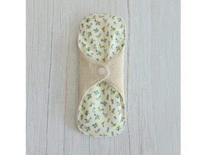 Dana NORMÁL mosható betét 20,5 cm - polár / apró kék rózsák