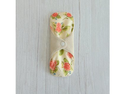 Dana NORMÁL mosható betét 20,5 cm - polár / barack színű rózsák